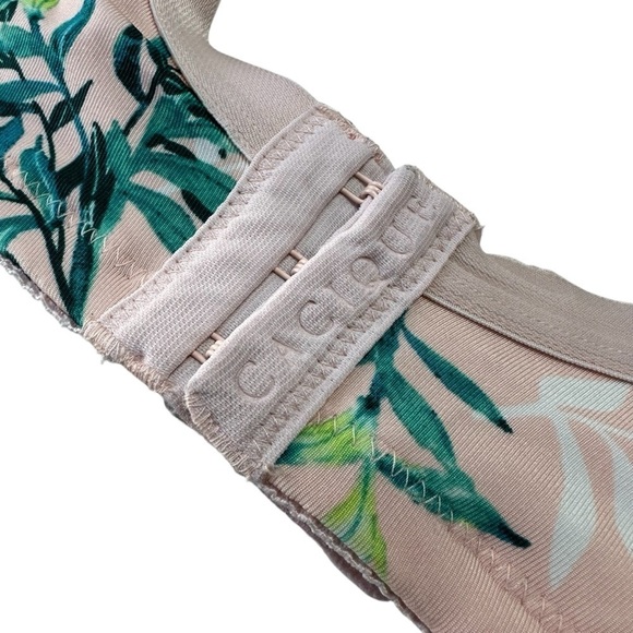 Cacique Boost Push-Up Plunge Palm Leaf Bra, 42C - Picture 7 of 9